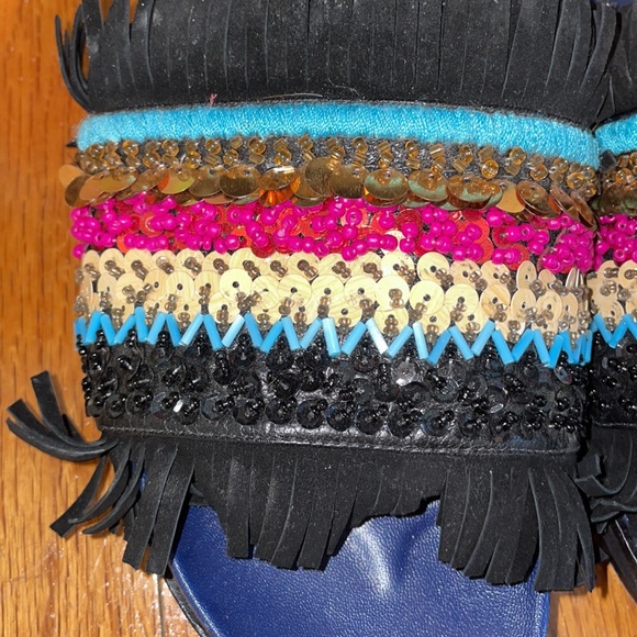 TORY BURCH fringe sandals - Picture 3 of 4